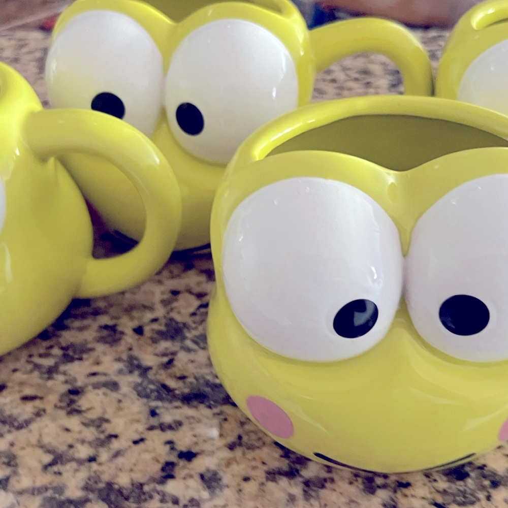 Sanrio Keroppi Coffee Mug Cup Set of 4